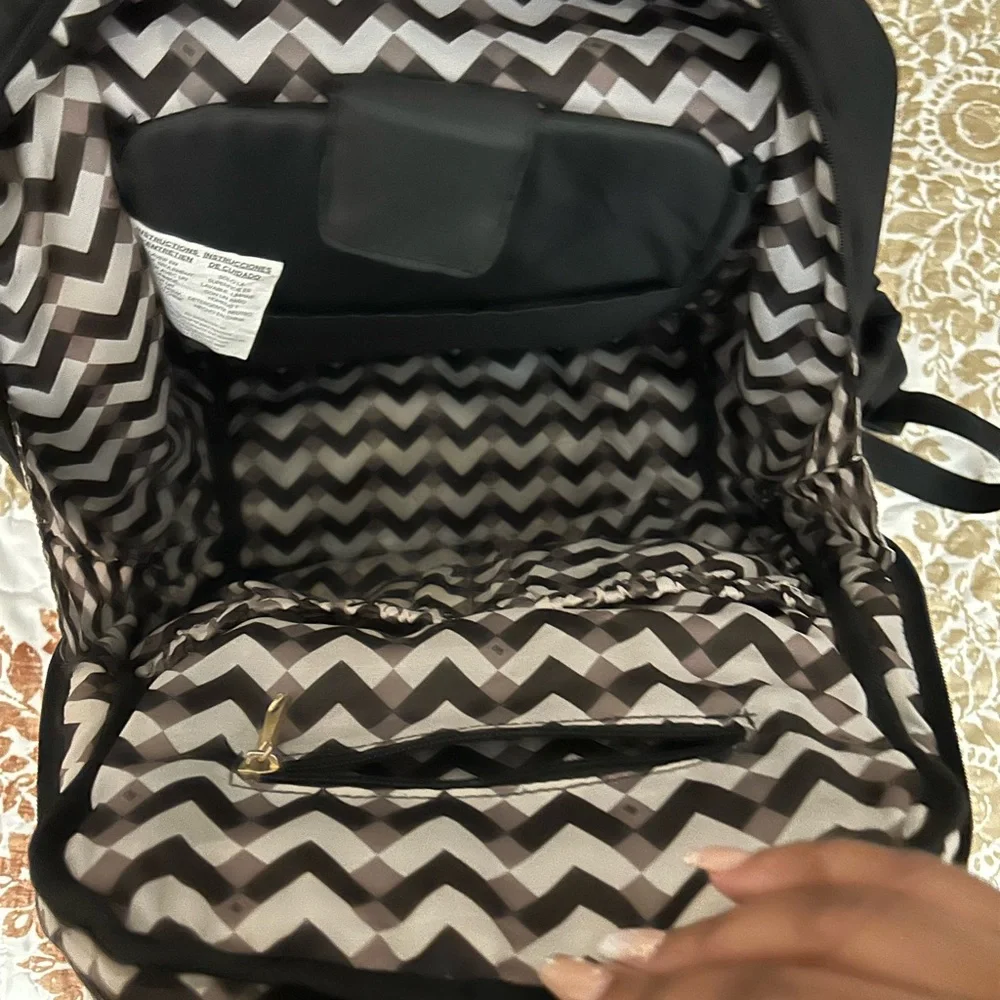 2 Gently Used Unisex Baby Diaper Bags - Mommore & FisherPrice